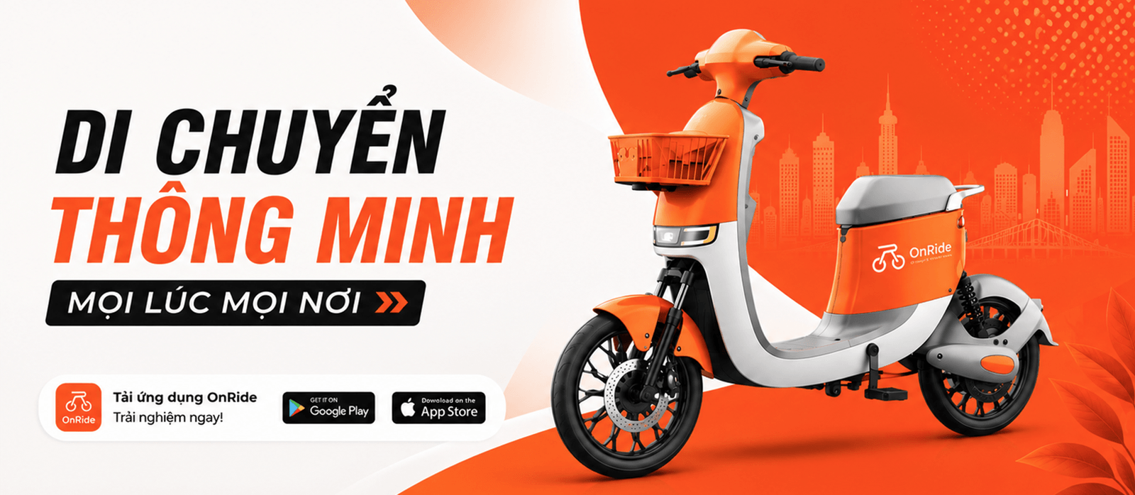 Di chuyển thông minh mọi lúc mọi nơi với ONRIDE