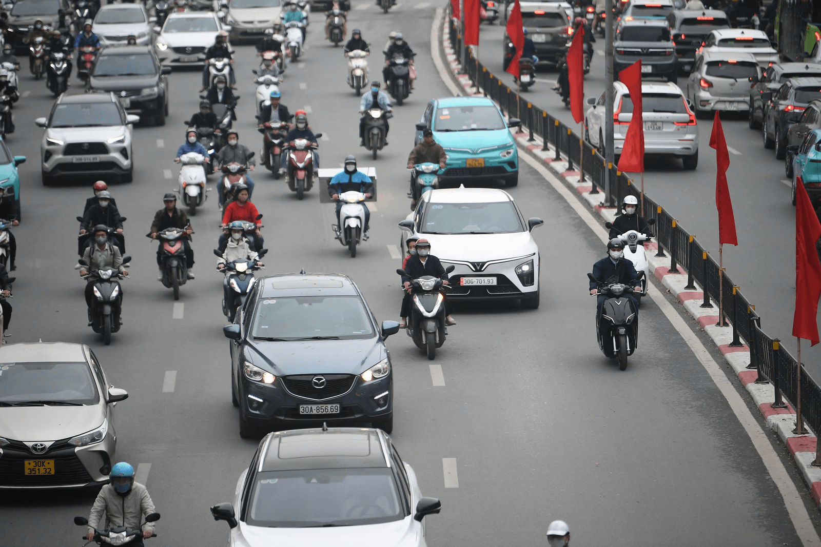 Hà Nội lại tính cấm xe máy vào nội đô vào năm 2030